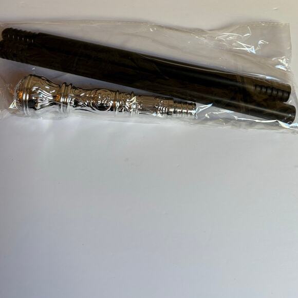 Gentlemen Tailcoat Top Hat Costume 8 Pcs Black Mens size XXL - Picture 8 of 8